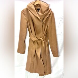 Aqua Tan Trench Coat